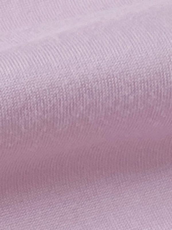 Long Sleeves Skinny Solid Color Split-Joint Square-Neck T-Shirts