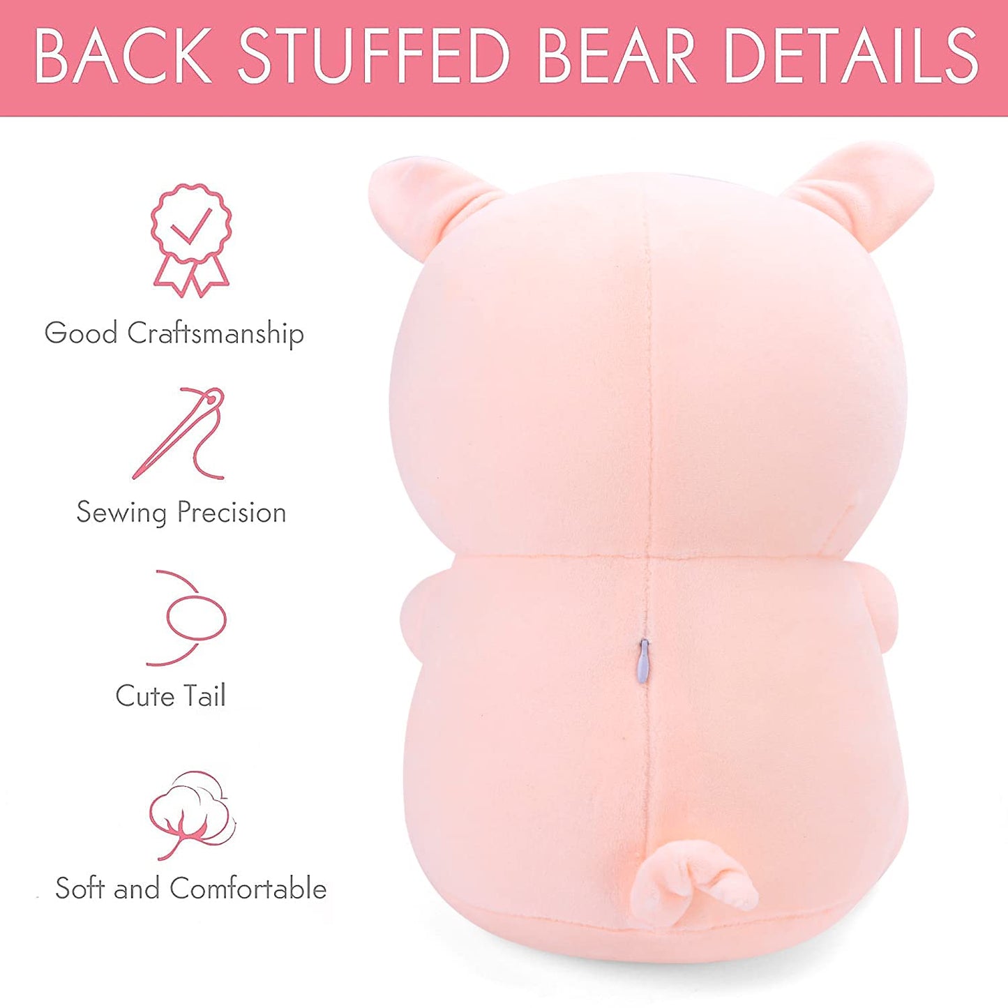 Cuddly Stuffed Pig Animal