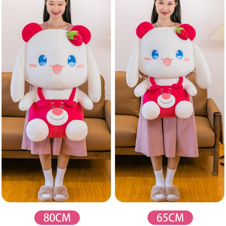 Sweet Bunny Strawberry Plush