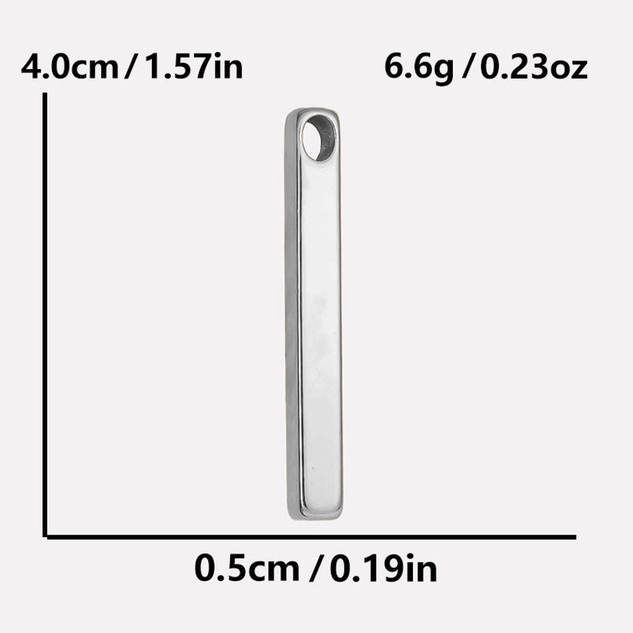 1 Piece 304 Stainless Steel 18K Gold Plated Geometric Pendant