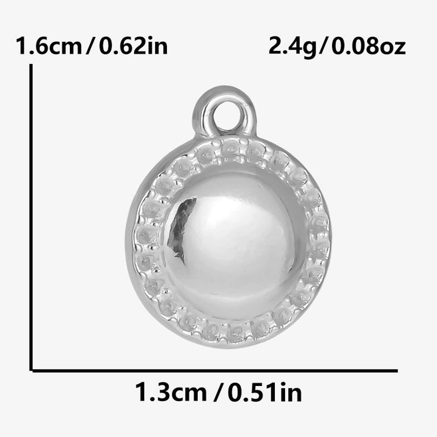 1 Piece 13*16mm 304 Stainless Steel 18K Gold Plated Geometric Pendant Jewelry Accessories