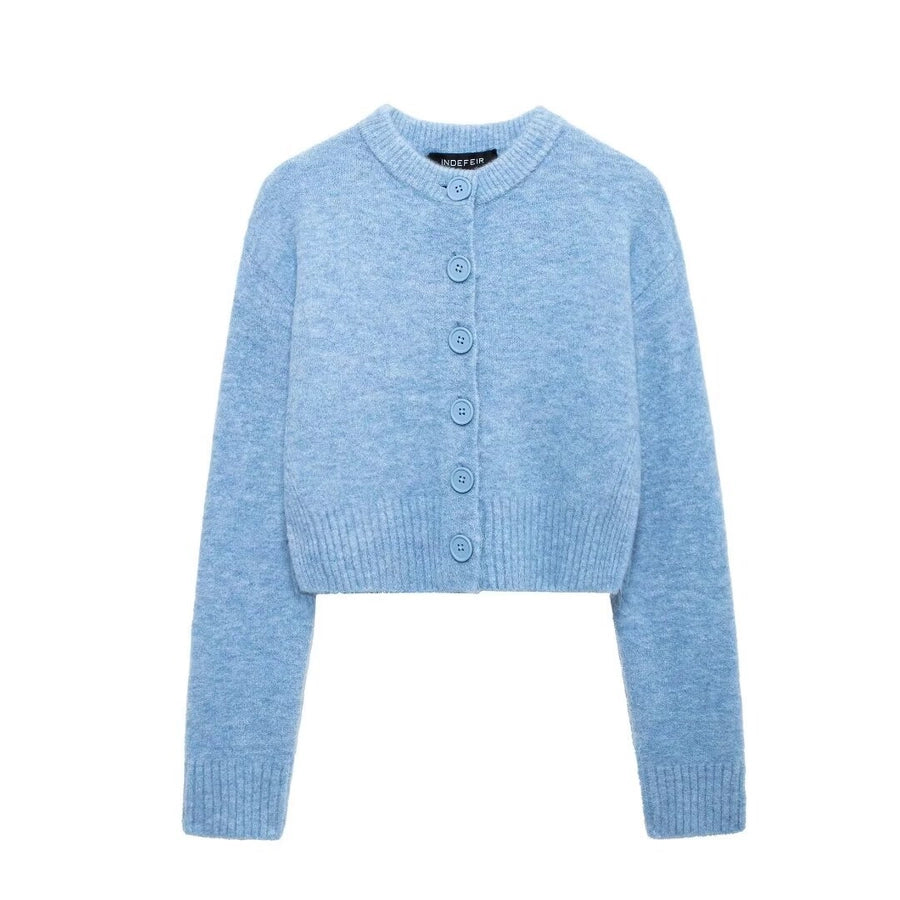 Women's Cardigan Long Sleeve Sweaters & Cardigans Vacation Simple Style Solid Color
