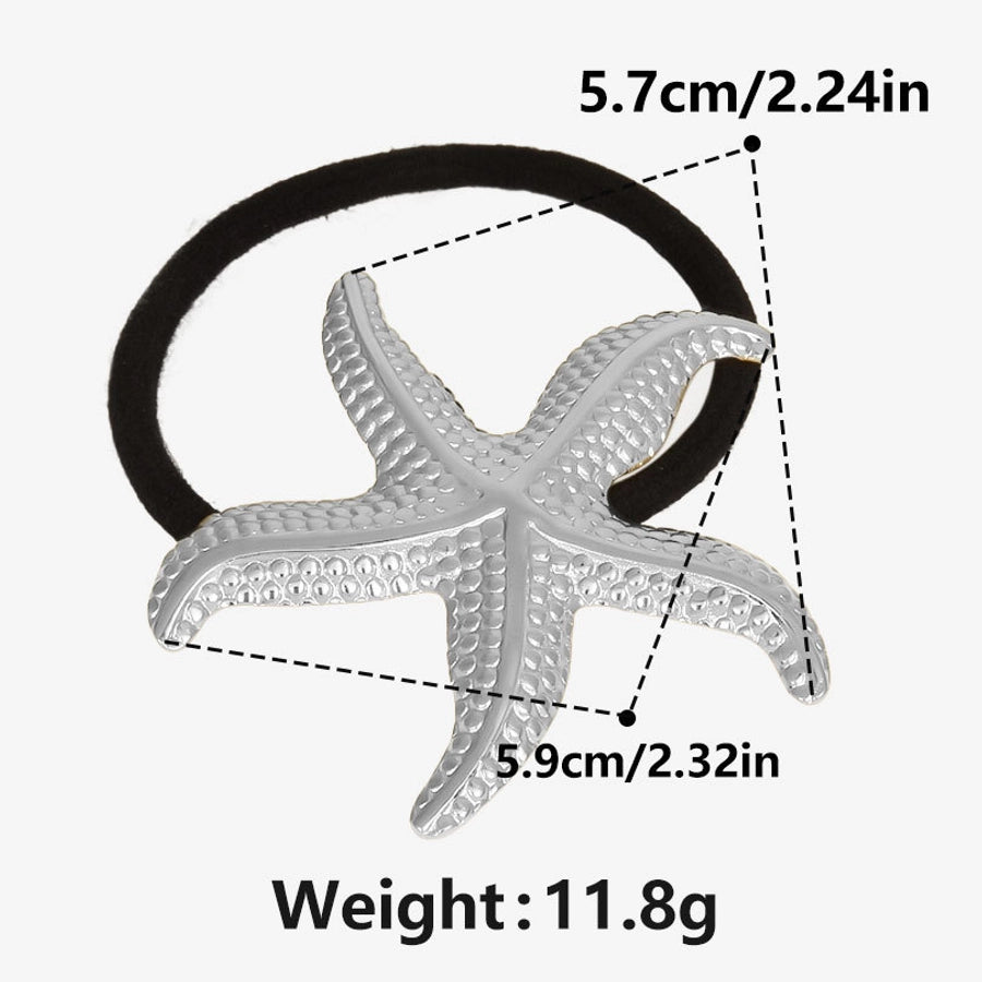 Women's Simple Style Starfish 304 Stainless Steel Plating Hair Tie