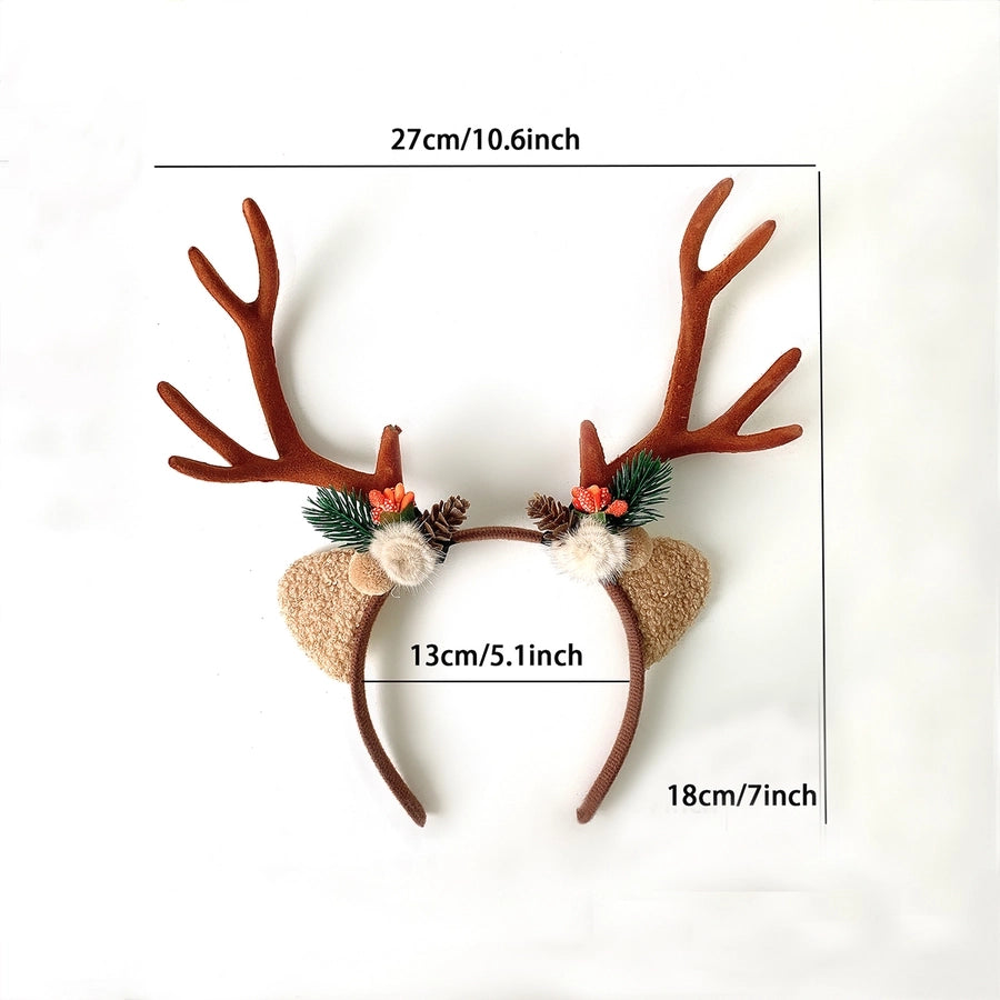 Women's Cute Antlers Synthetic Resin Hair Band