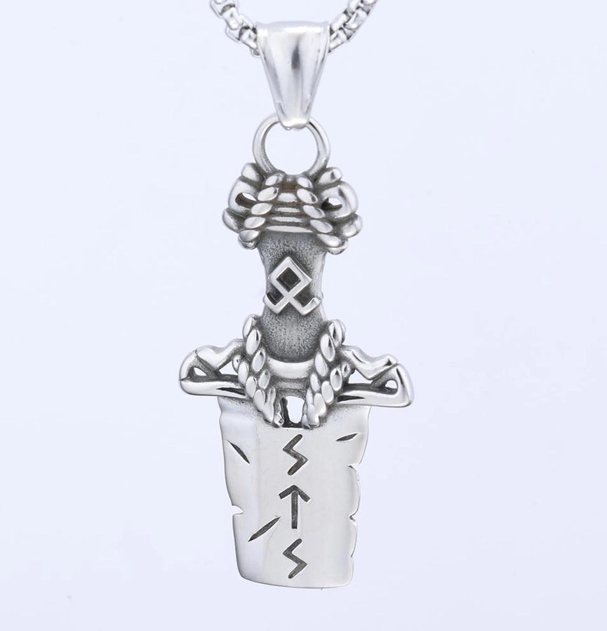 Hip-Hop Vintage Style Broken Sword 304 Stainless Steel Unisex