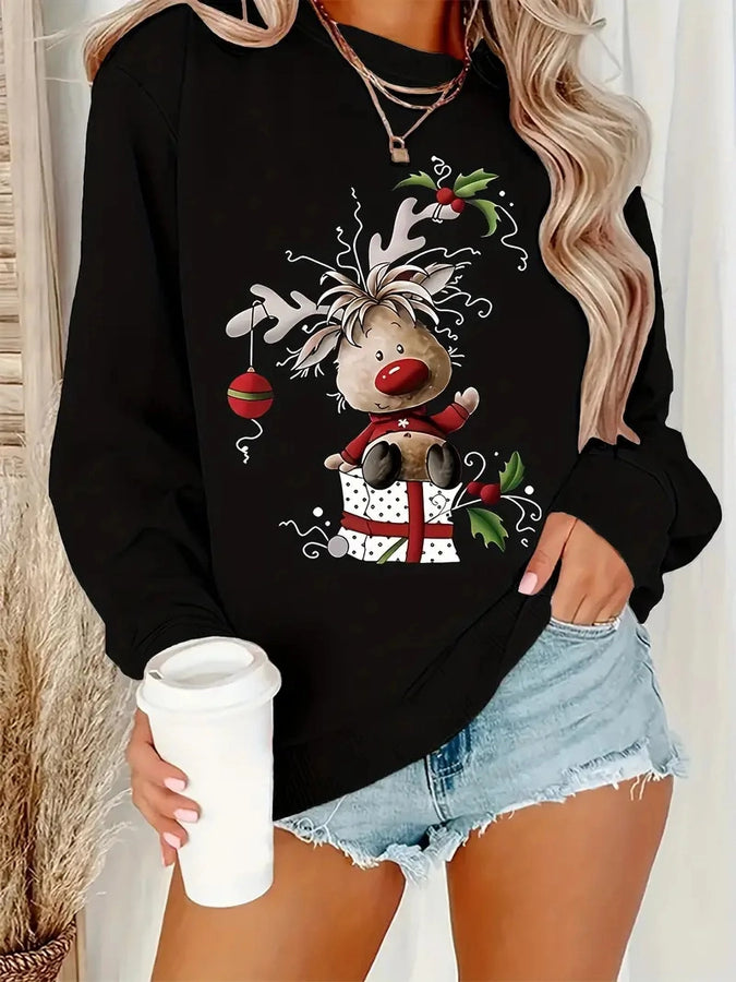 Hoodies & Sweatshirts Long Sleeve Vacation Simple Style Animal