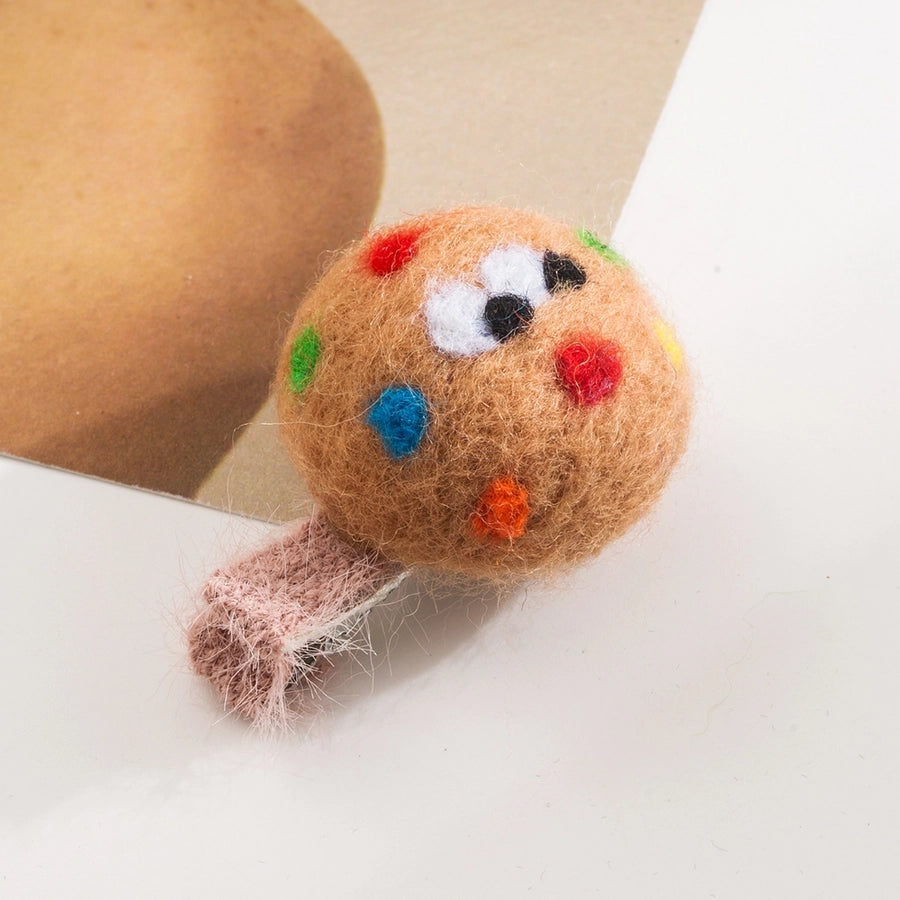 Children Unisex Cute Animal Star Cherry Cashmere Hair Clip