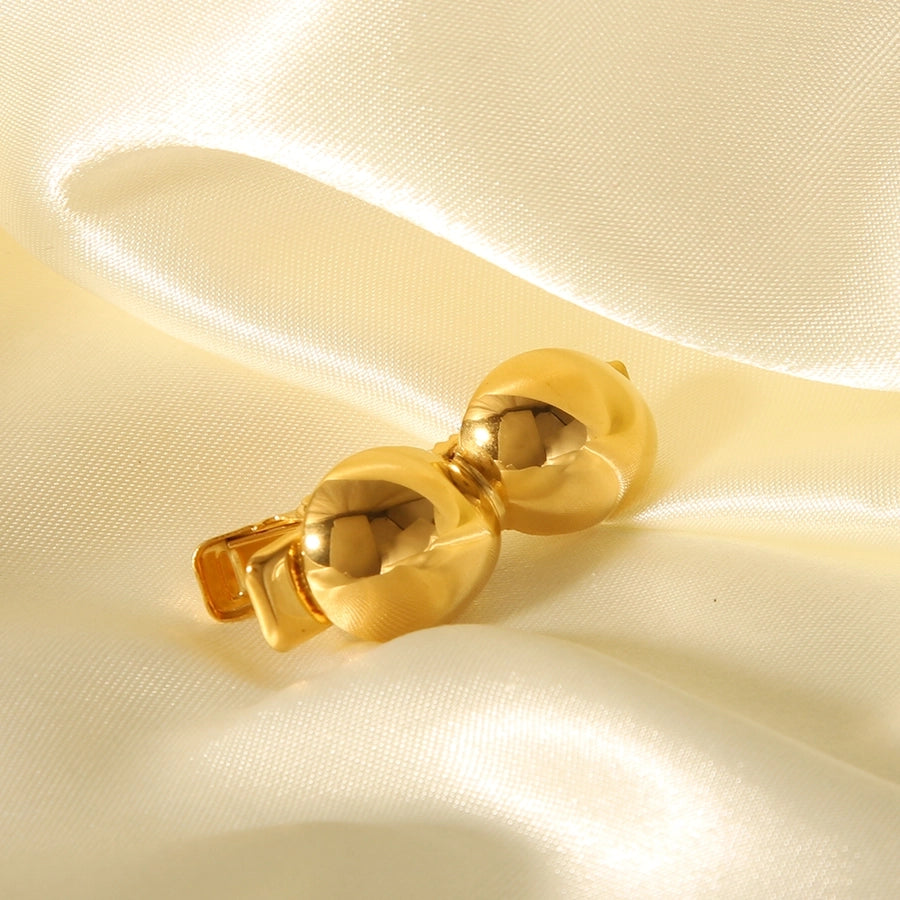 Women's IG Style Fairy Style Modern Style Gourd 304 Stainless Steel Polishing Plating Hair Clip