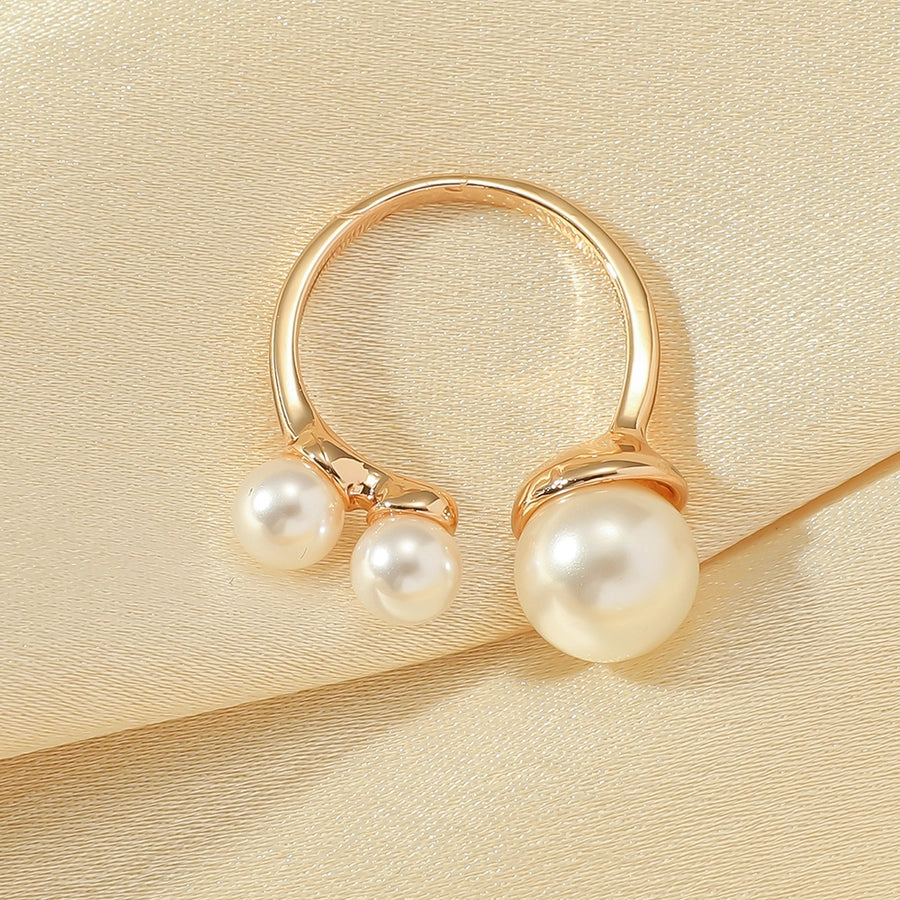 Elegant Simple Style Geometric Alloy Adults Rings