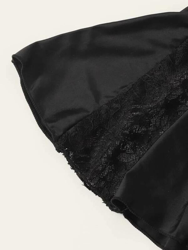 V-Neck Bandage Lace Split-Joint Split Type Bikini Swimsuit