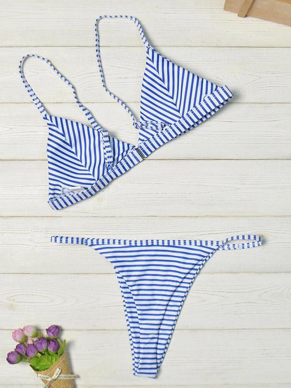 Bohemia Stripes Bikinis Swimwear