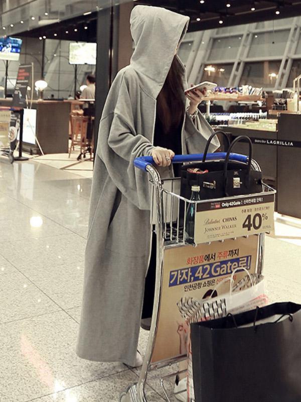 SUPER CASUAL FLEECE COVER UP