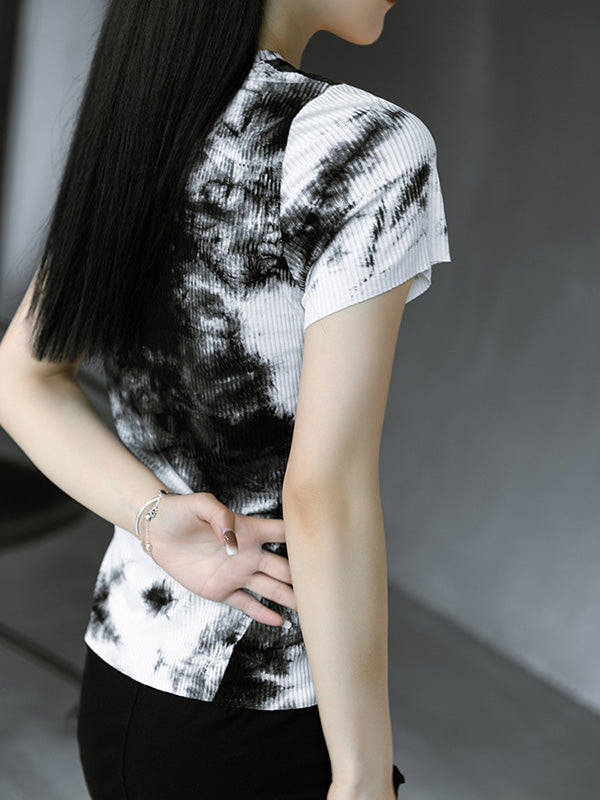 Original Tie-Dyed Short Sleeve T-Shirts Tops