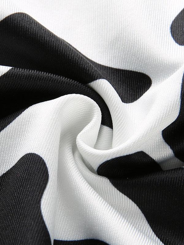 Fashion Floral Column Street And Casual Pants