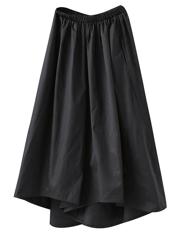 LOOSE CROPPED WIDE-LEG PANTS