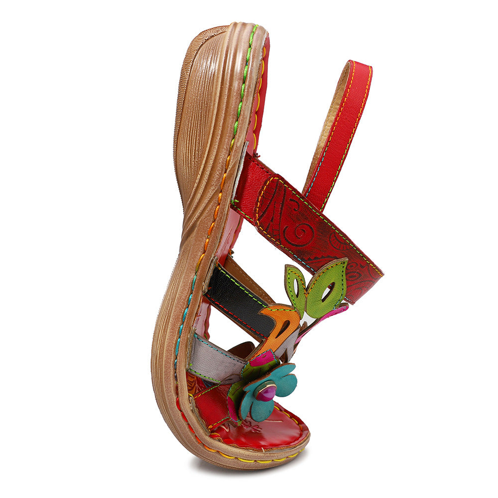 hand-made ultra-soft ultra-comfortable flat shoe