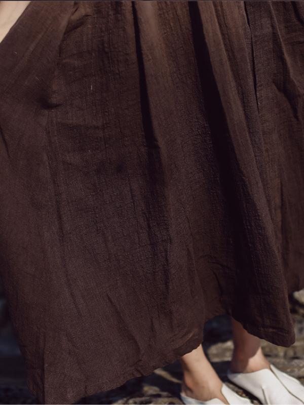 Original Gradient Belted Maxi Dress