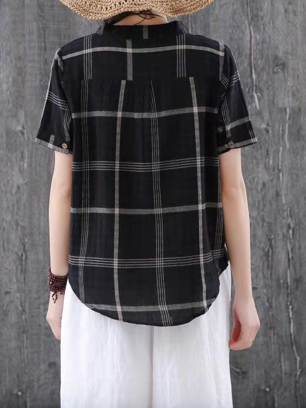 NATIONAL STYLE PLAID SHIRT