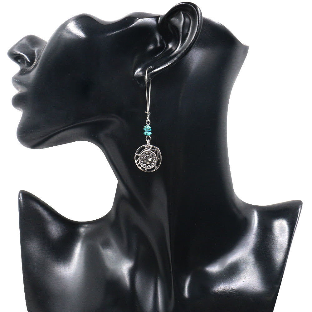 Bohemian retro Earrings Round Earrings