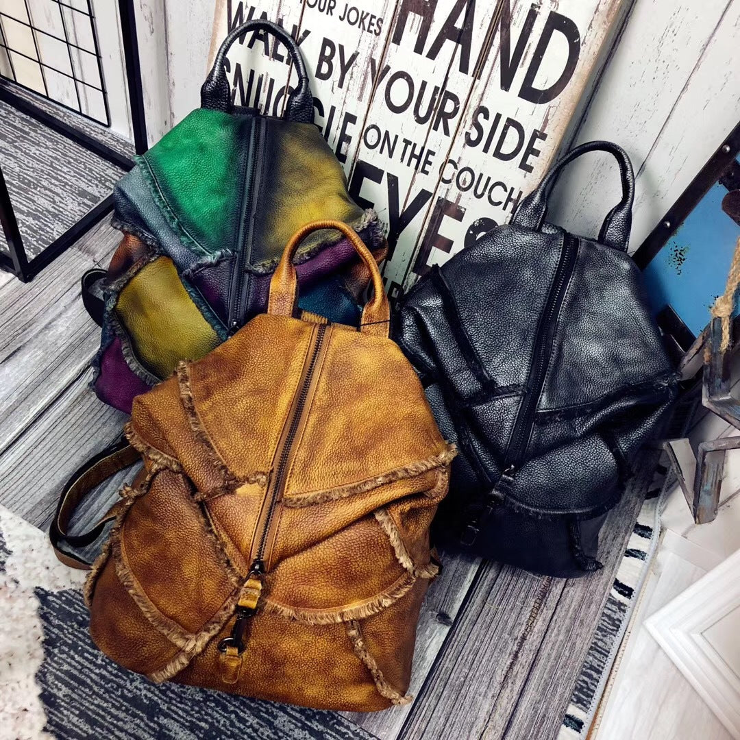 Leather handbag, handbag, handmade shoulder bag