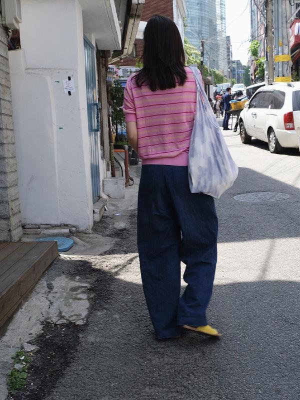 CASUAL EMPIRE WIDE LEG JEAN PANTS