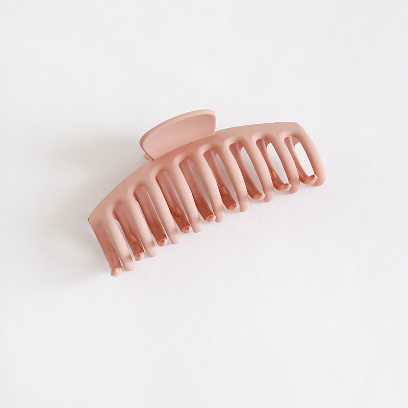 Simple matte large hair clips