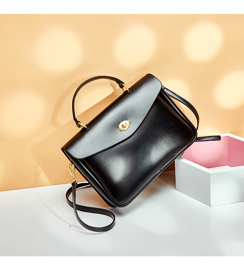 stylish and simple with one shoulder slant satchel