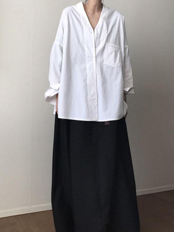 Black Vintage Daily Long Dress with Ropes on the Neck