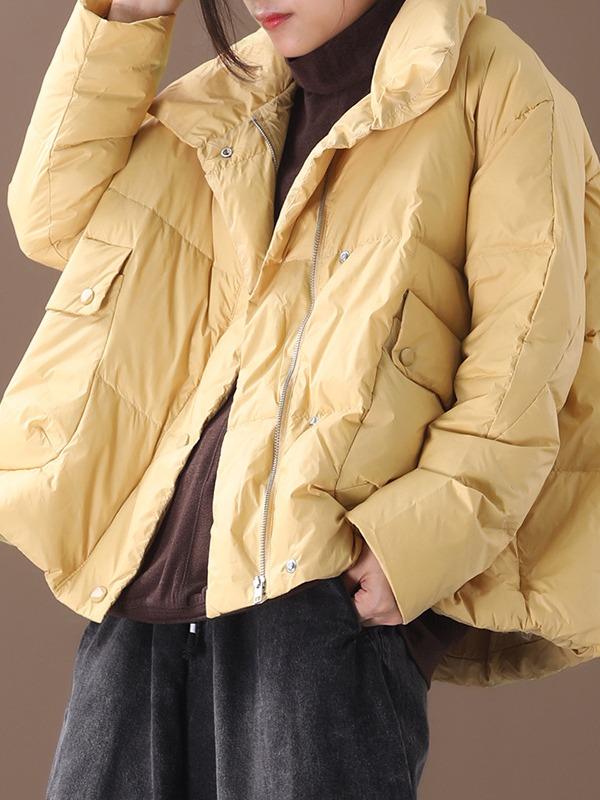 Plain Lightweight Down Coat