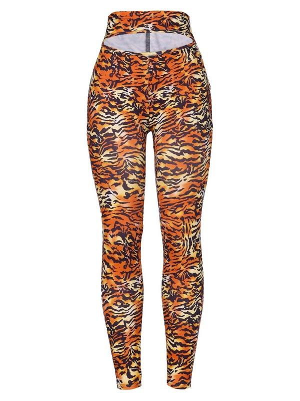 Leopard Printed High Waist Breathable Leggings ACTIVE WEAR