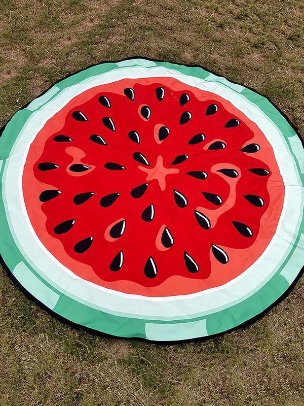 Sweet Water Mellon Vacation Round Scarve Shawl Beach Mat