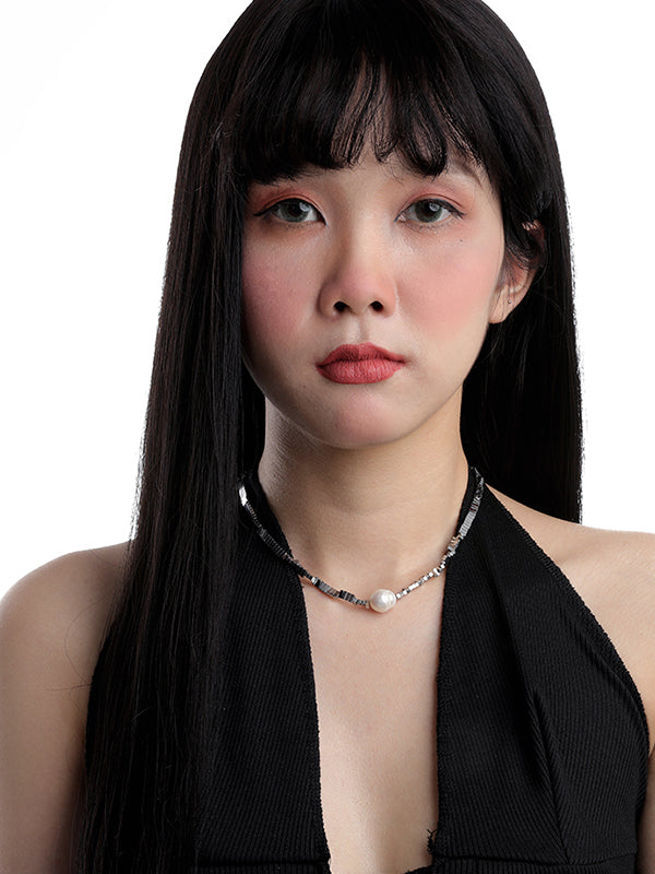 Punk Pearl Alloy Necklaces Accessories