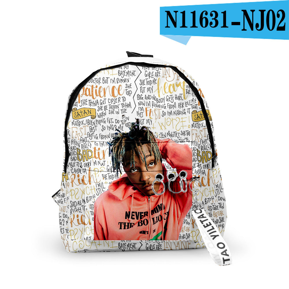 Rapper juice wrld leisure backpack backpack Backpack