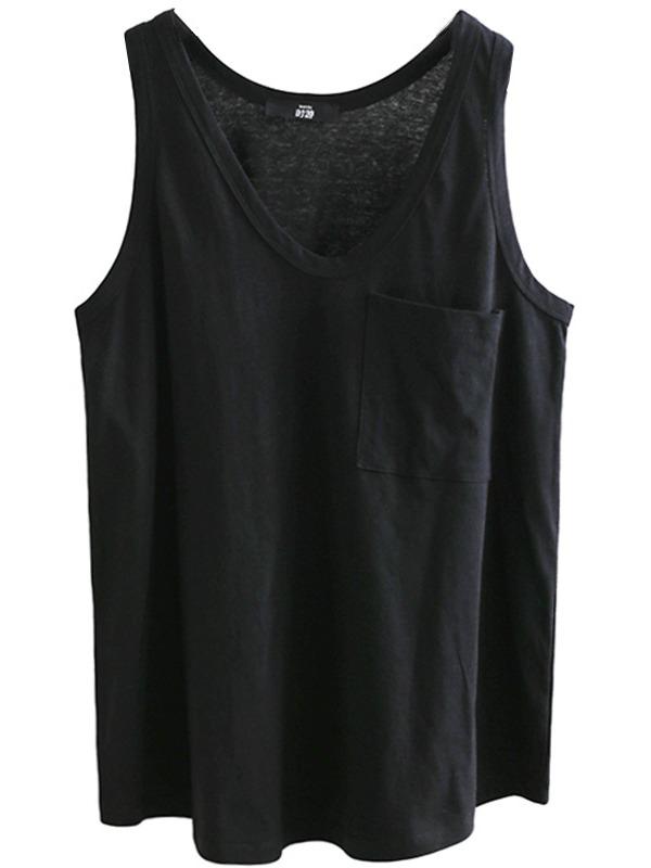 Casual Comfortable Big-Neck Simple Camisole