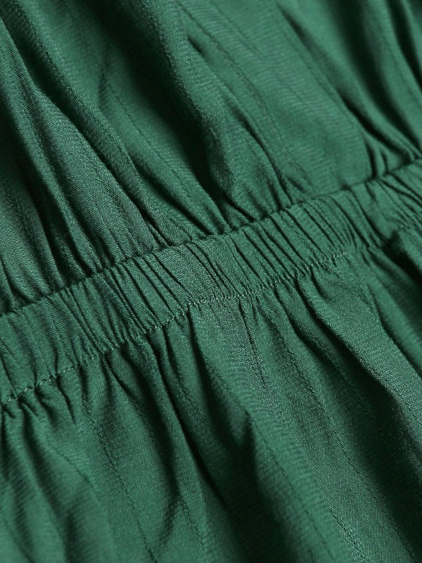 URBAN ELASTICITY BATWING SLEEVE LAPEL TOPS&WIDE LEG PANTS SUITS