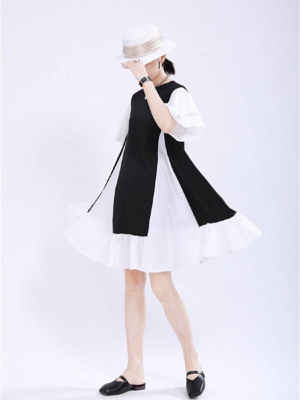 FASHION ORIGINAL SPLIT-JOINT GRACEFUL MINI DRESS