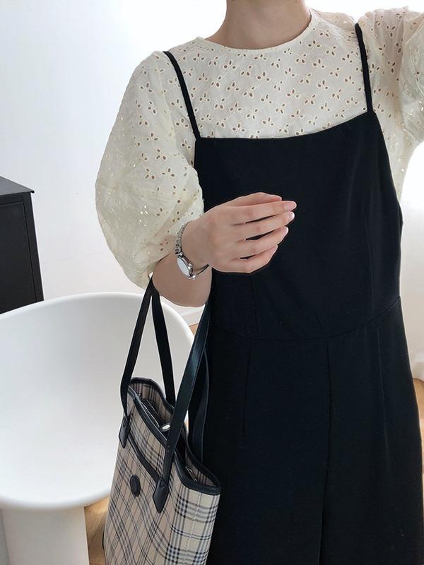 Casual Slip Wide-Leg Jumpsuits