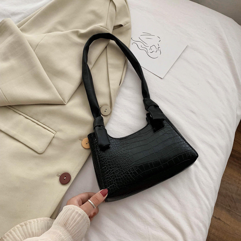 Alligator shoulder bag