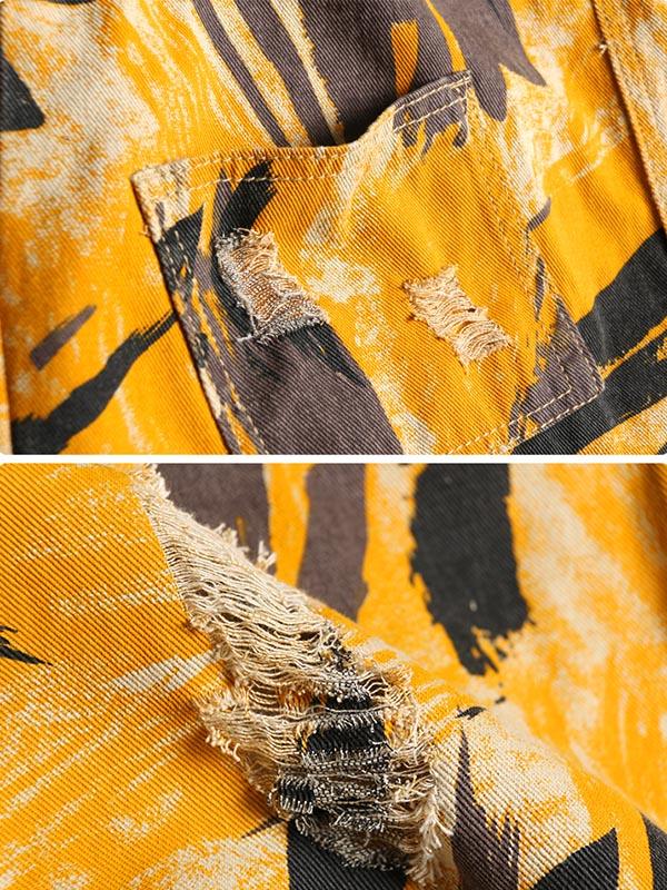 Original Retro Printed Overall Jumpsuit