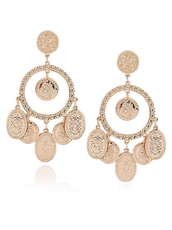 Fashion Bohemia Hollow Earrings
