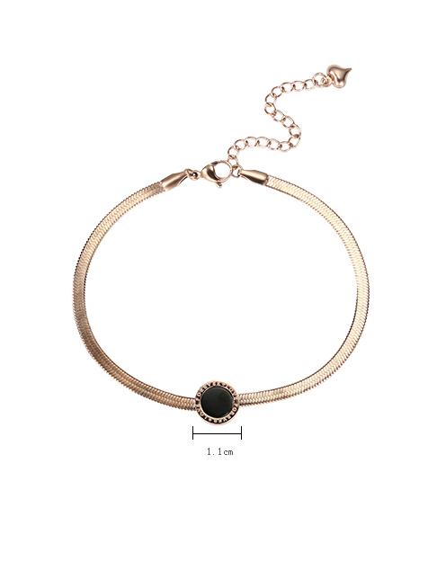 Fashionable Rose Gold Anklet