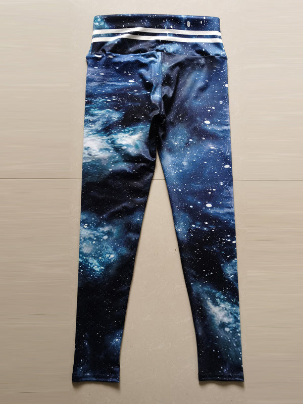 Sports Printed Peach Hip High Waist Yoga Leggings