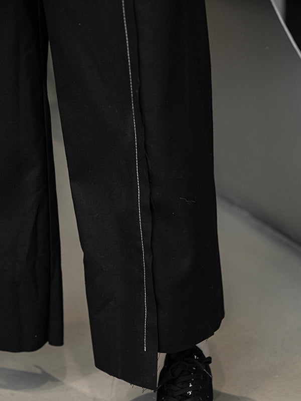 Stylish Asymmetric Loose Column Pants