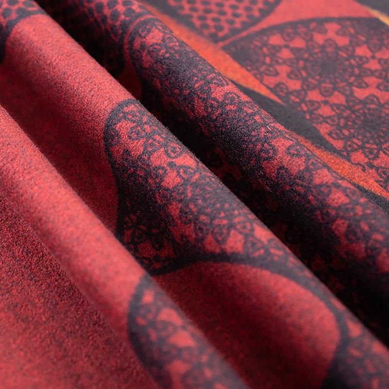 Buykud Casual Elegant Printed Soft Comfortable Dress