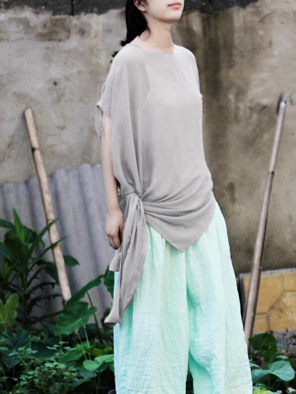 Loose Comfortable Pure Cotton&Color Pants