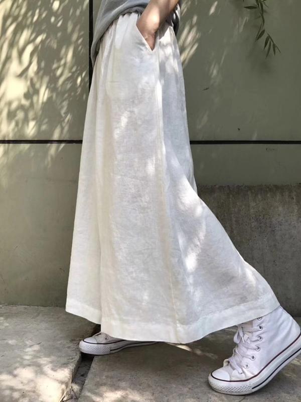 Super Loose Linen Cotton Pants