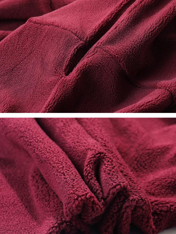 Plus Size - Casual Solid Color Comfortable Ultra-loose Pants