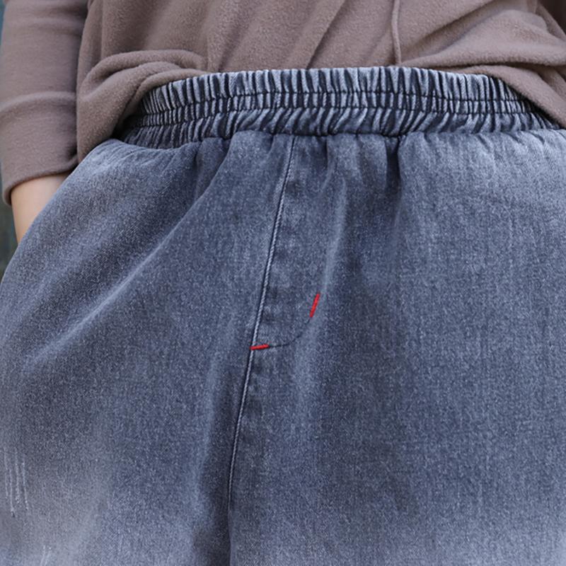 Casual Thick Warm Jeans For Women