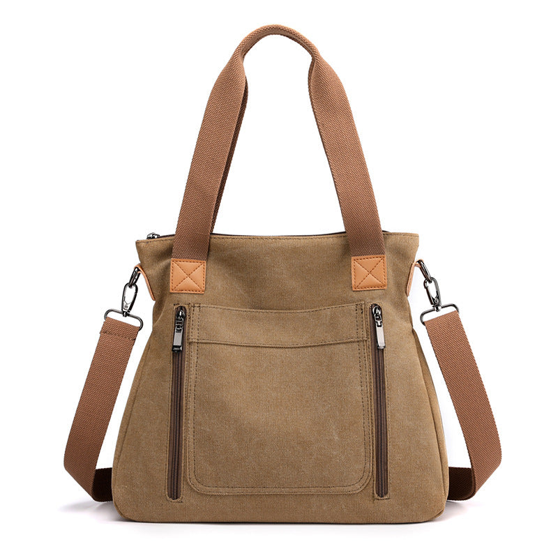Cross bag women's 2020 new versatile portable large capacity women's BAG canvas bag women's casual shoulder bag women's bag