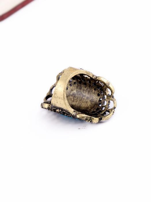 Pretty Vintage Hollow Beads Rings Accessories